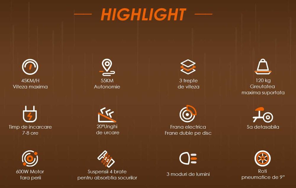 MAGAZIN! Trotineta Kukirin G2 Pro, 600W, autonomie 60 km, Garantie, RATE