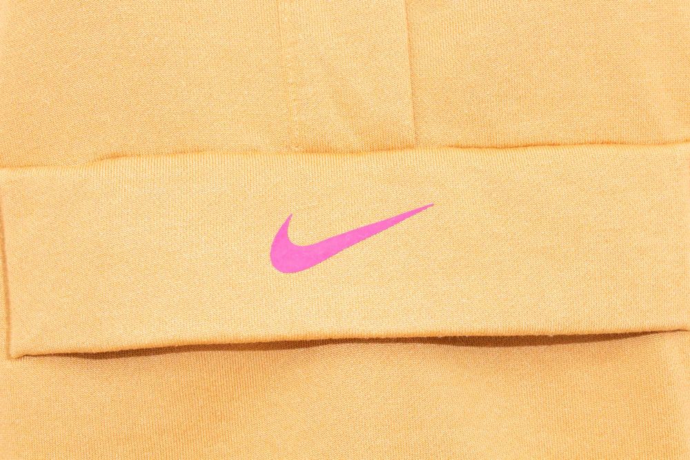 Nike Swoosh дамски суичър цвят горчица флиис 1/4 цип пуловер XS