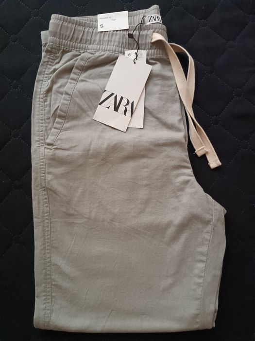 Мъжки панталон ZARA лен