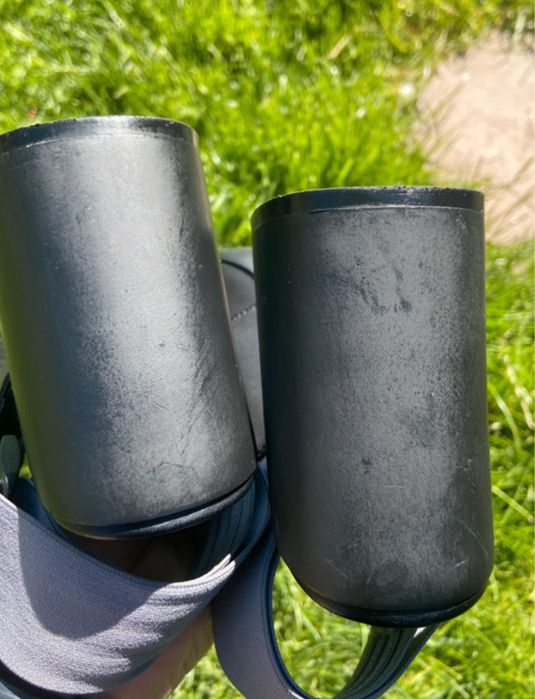 Pantofi slingback de piele cu varf ascuțit , Negru/Gri il  Passo