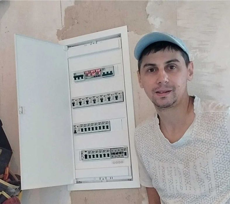 Электрик качественный электромонтаж, установка электросчетчика