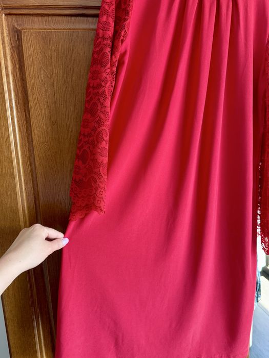 rochie rosie superba M/L
