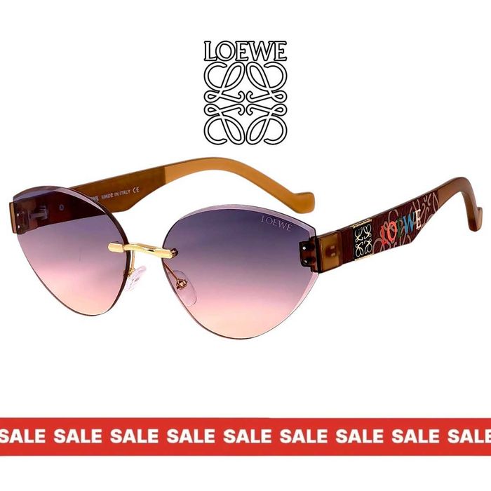Loewe Graphic 2027 Дамски слънчеви очила с цветни графики на рамката