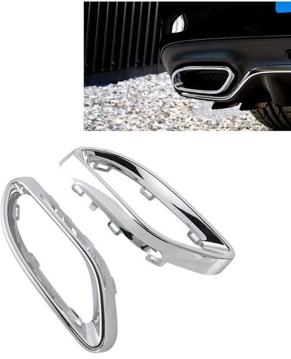 Ornament Chrome Tobă Evacuare Mercedes Class A B C E GLC CLS W205 C257