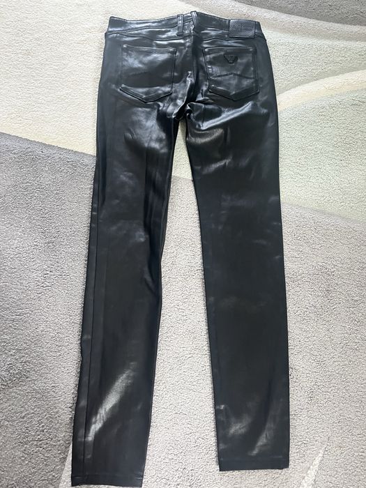 Blugi negri ceruiti Armani Jeans Orchid