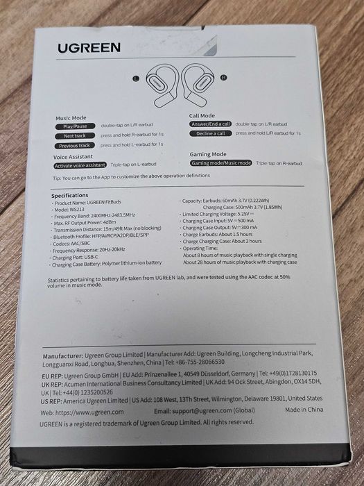 Ugreen FitBuds WS213