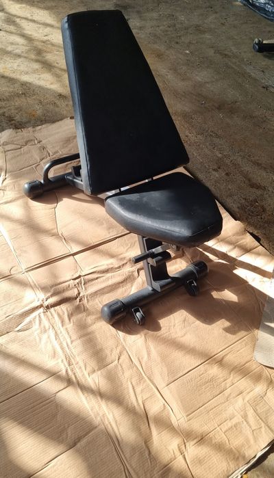 Presa umeri Hammer strength, banca fitness, bara olimpica