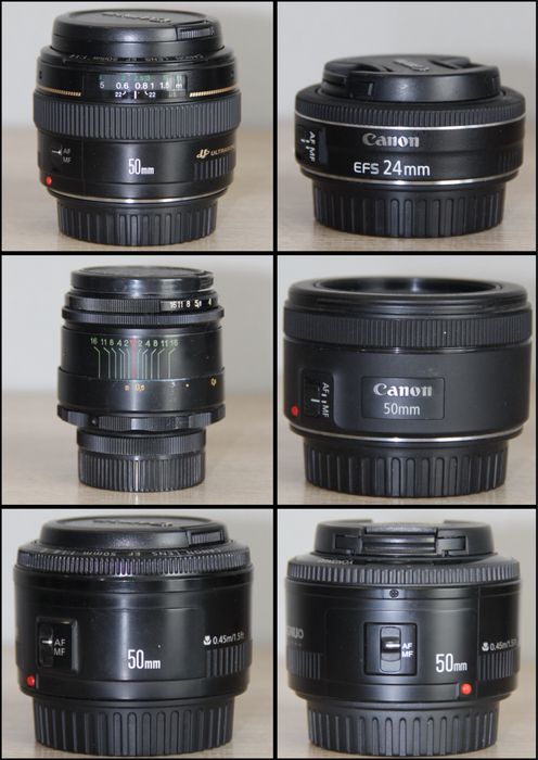 Canon объективы разные