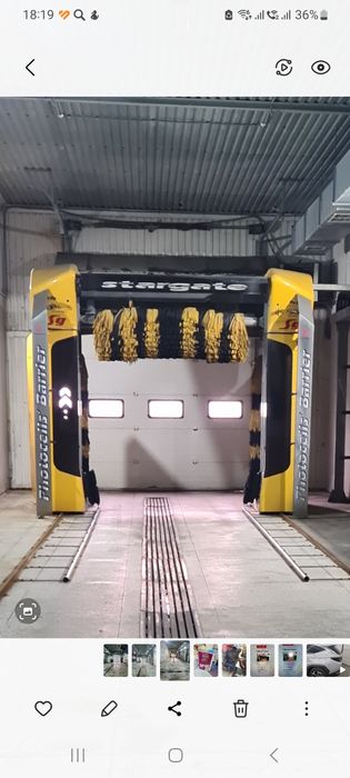 Автоматическая щеточная мойка Aquarama (б/у) — отличное состояние