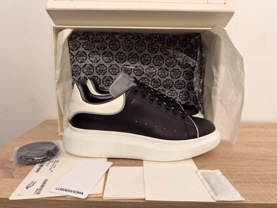 ! Reducere ! Adidasii alexander Mcqueen negrii reflective