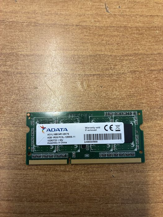 Memorie RAM ADATA 4GB DDR3 PC3L laptop