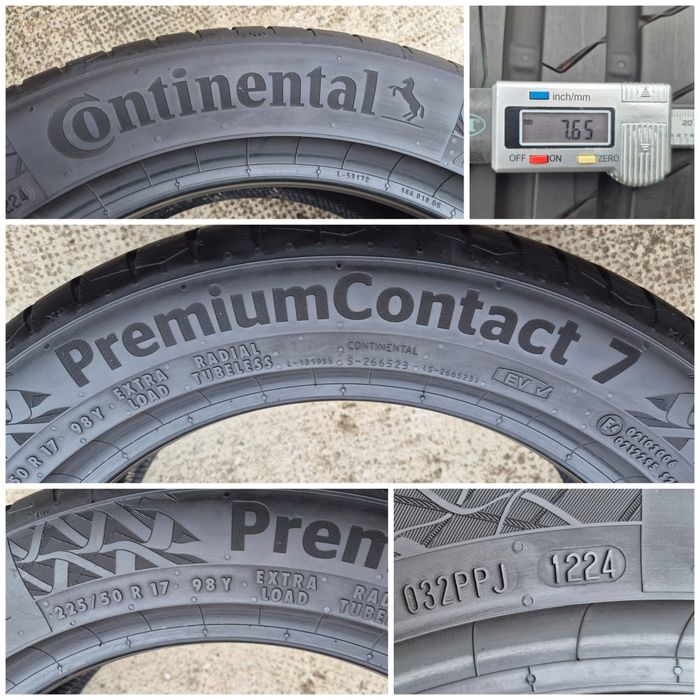 O bucată 225/50 R17 vară - una Continental