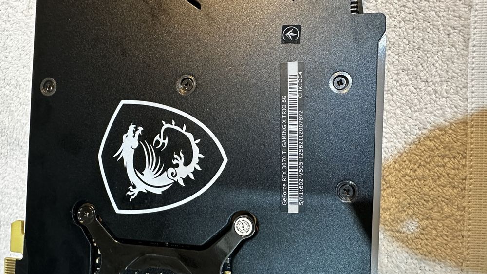 MSI RTX 3070 Ti Gaming X Trio 8 gb