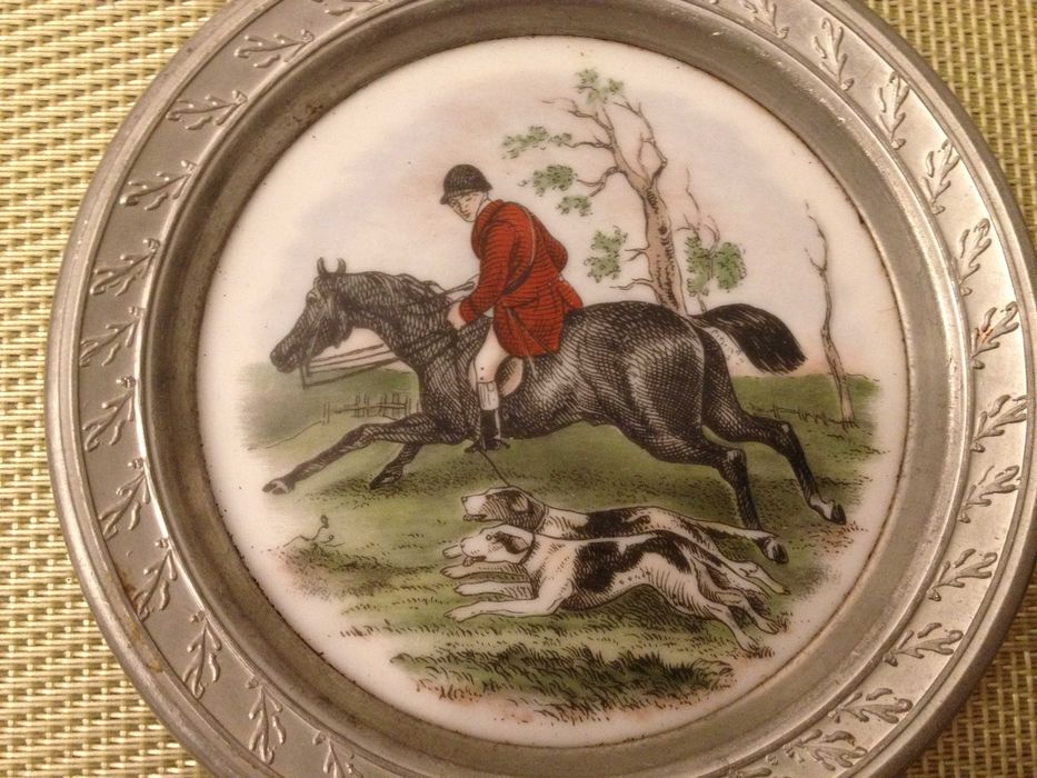 Немски трофеи диво прасе, сръндак/Чинии ловна тематика