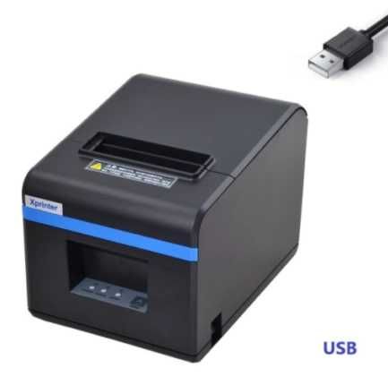 Принтер Xprinter Q80A 80mm 230mm/s USB +LAN  + Принтер чеков XP-N160II
