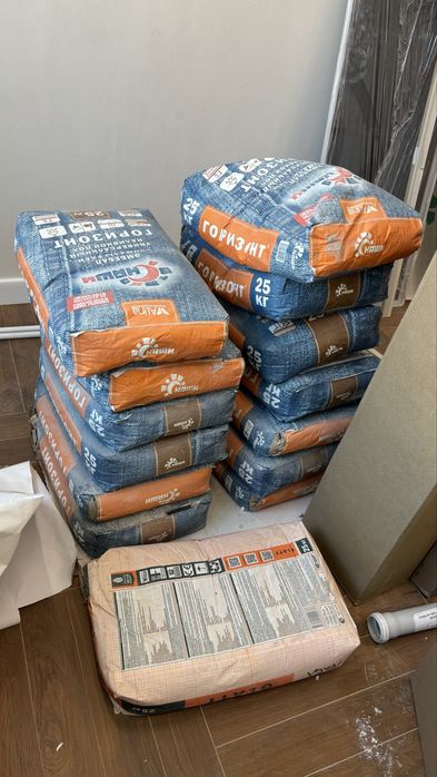 Строительные смеси, ограниченное количество