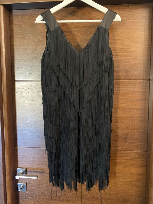 Rochie cocktail-party MOJA din franjuri M