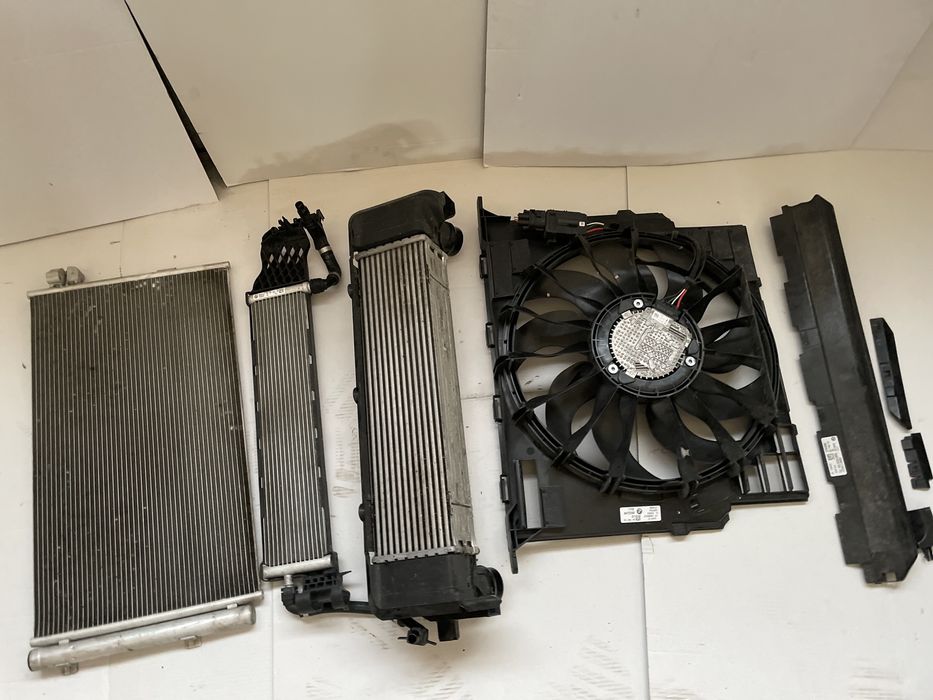 Radiator BMW seria 5 G30 G31 srria 7 G11 G12 cima intercooler ventilat