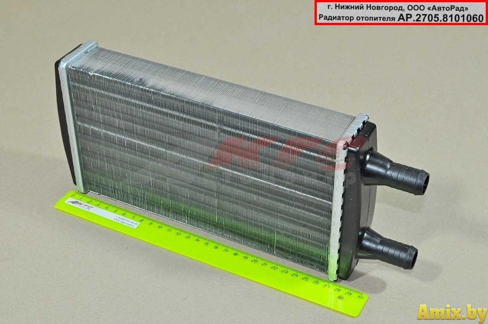 Радиатор отопителя на газель ГАЗ 3302, 2217 Бизнес (D20) алюмин