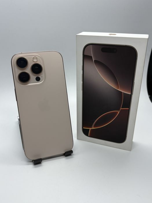 iPhone 16 PRO - Dessert - Stare Excelenta - Baterie 91% + Garantie
