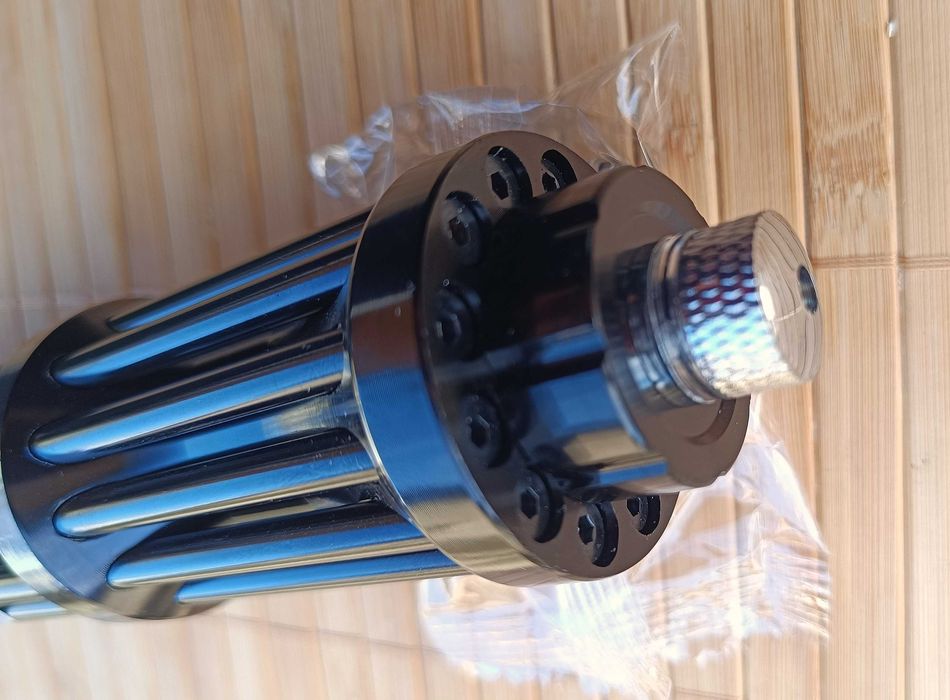 Мощен лазер 50000mw 450nm Gatling Burning / 5 приставки /