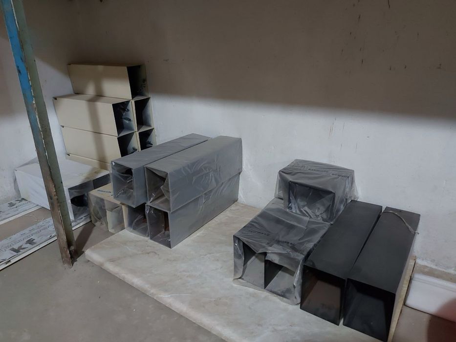 Продаются воздуховодные трубы от вытяжек