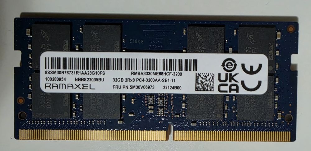 Memorie RAM Ramaxel - 32GB DDR4 3200MHz - SODIMM