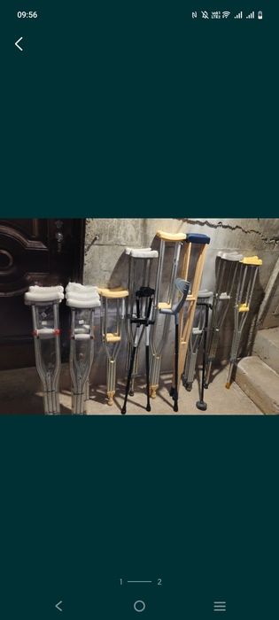 Костыли разные подлокотники ,локтевые ,подмышечные