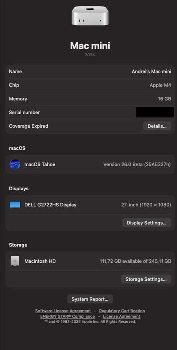 Apple Mac Mini M4