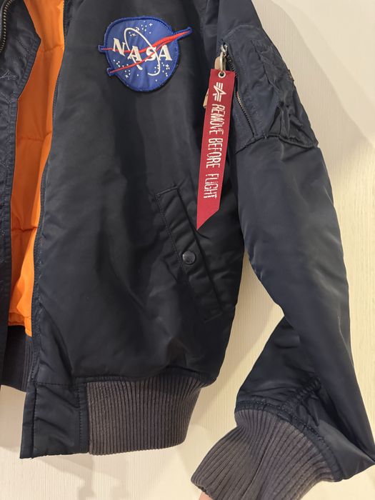Geaca jacheta bomber Alpha Industries bleumari