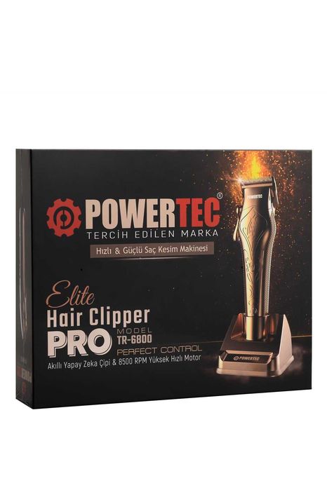 Професионален тример за коса и брада Powertec TR-6800 Elite
