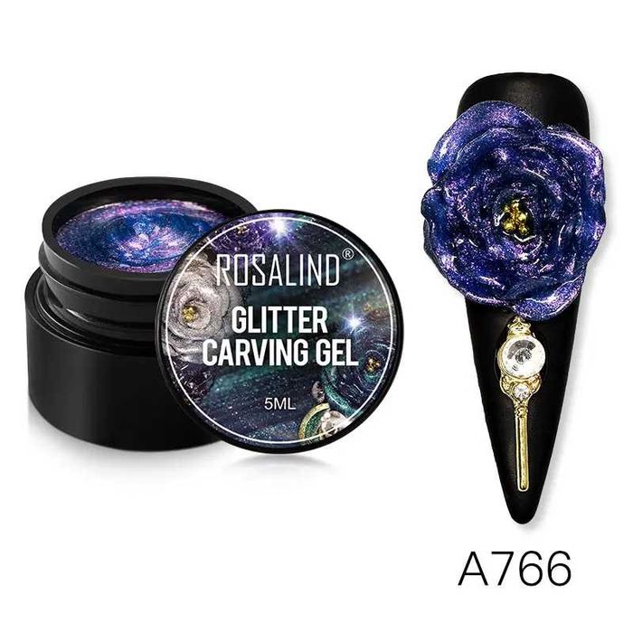 ROSALIND 3D Uv&Led пластелин с брокат за моделиране