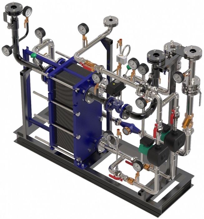 Теплообменник урнатиш ва хизмат курсатиш.