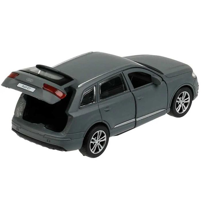 Машинка металлическая Audi Q7 серая матовая (Технопарк)
