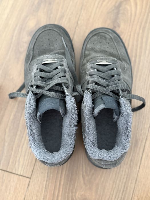 Кроссовки Nike Air Force 1 Low (замша, утеплённые)