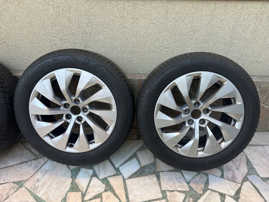 Jante Audi A6/A7/A8 Originale cu Anvelope Vara Bridgestone 225/55/18