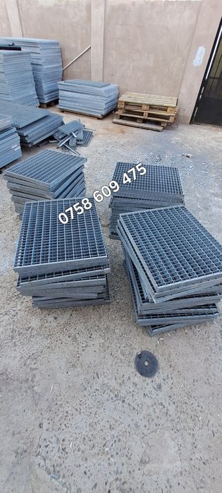 Grilaje-trepte zincate 100x23cm