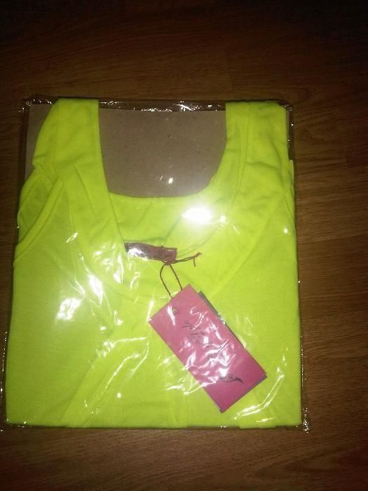 Bluza de vara, culoare galben neon