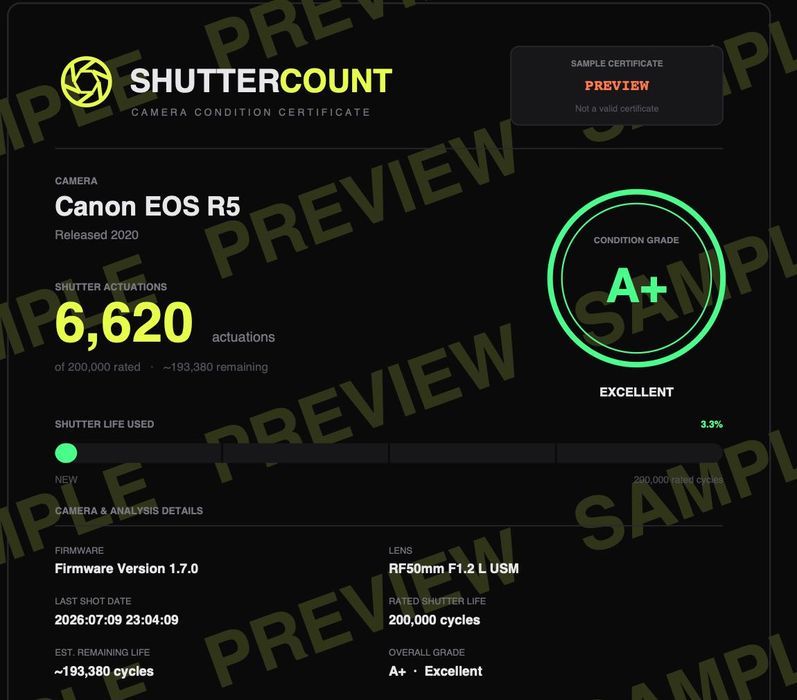 Canon EOS R5 Aparat Foto Mirrorless Full-Frame 8K Body  6620 cadre trase