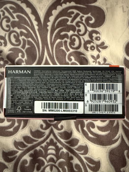 Casti in-ear JBL Live Flex