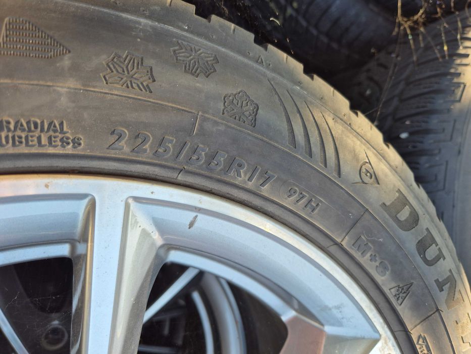 Roti Jante Anvelope IARNA - 225/55/17  OEM BMW SERIA 5 G30 RFT Senzori
