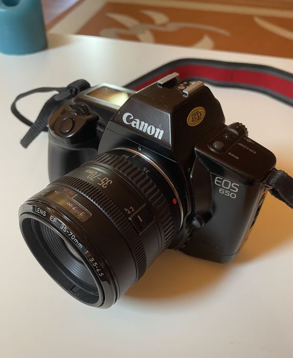 Canon eos 650 obiectiv 35-70 mm