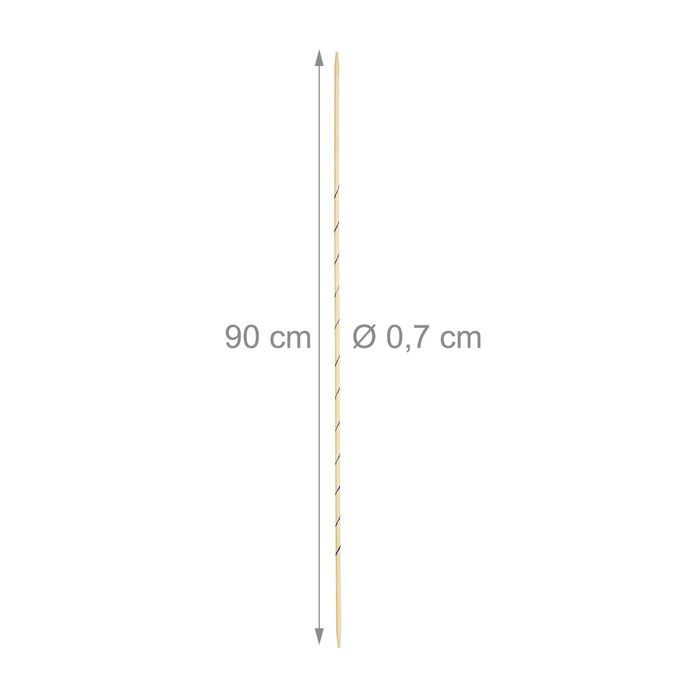 Joc Mikado (Marocco) gigant Relaxdays, cu bete din bambus 90cm