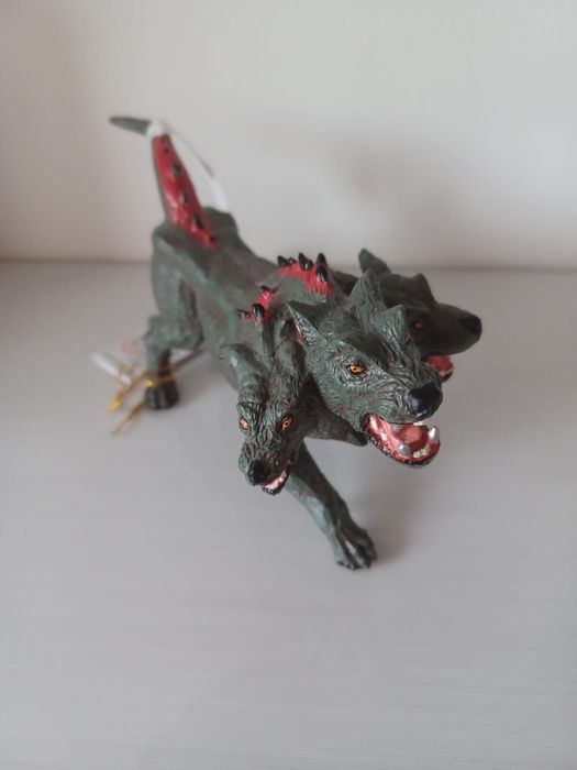 Figurina Papo Cerber Galactic jucărie copii mitologie basme lup 3 cape