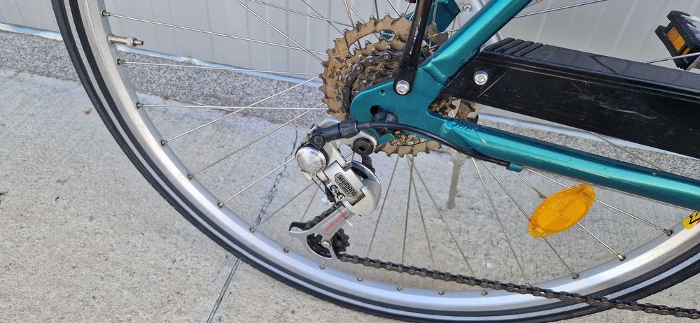 Дамски алуминиев велосипед CHECKER PIG колело 28"