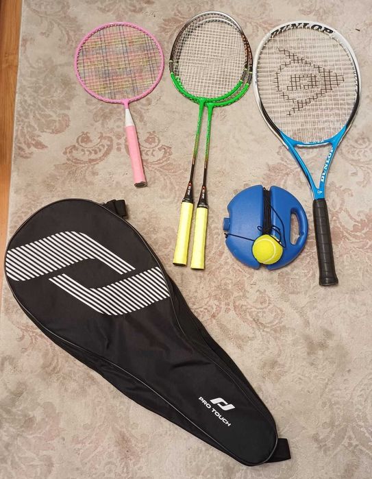 Set Tenis Racheta Dunlop set Badminton Geanta tenis Pro Touch