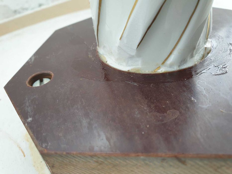 Голяма порцеланова маса/цветя-злато/италианска-немска ГДР