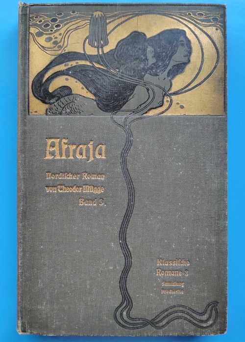 Carte veche Art Nouveau Jugendstil Belle Epoque din anul 1902 Afraja