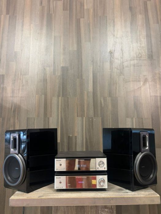 Set Boxe Philips MCD 716 Piano Black