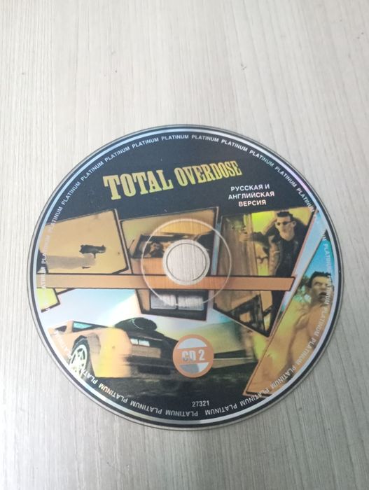 Продам DVD диски с игрой total overdose